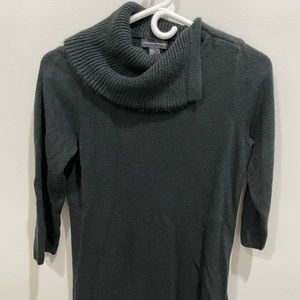 Black Side Cowl Sweater